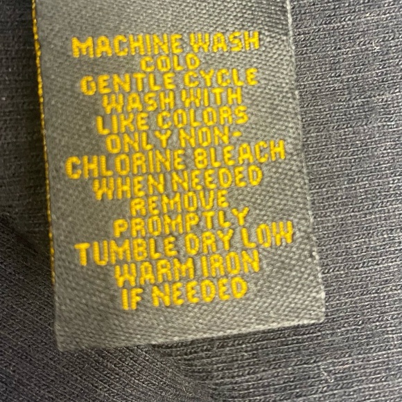 Ralph Lauren Women’s Top 1X Black Ribbed Gold Snaps 3/4 SL - Picture 10 of 11